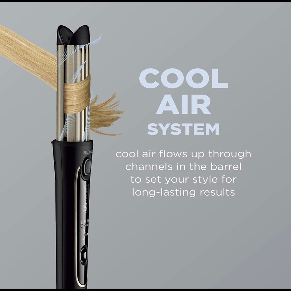 INFINITIPRO BY CONAIR Cool Air
Curler, Set and Protect for Ultimate
Hair